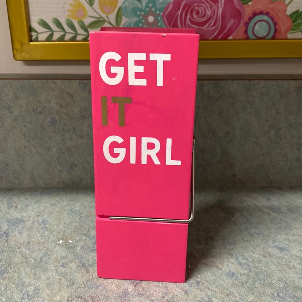 Large clothespin office decor